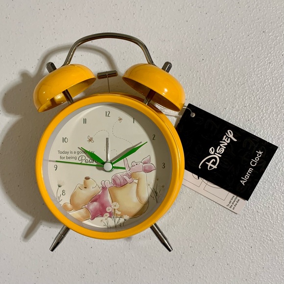 Disney Winnie the Pooh Twin Bell Analog Clock-NWT - Picture 7 of 8